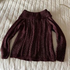 White House Black Market off the shoulder sweater.